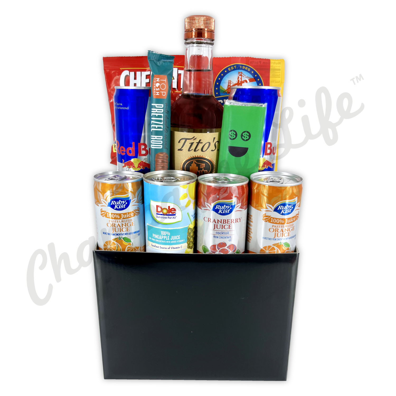 Vodka & Mixers Gift Basket
