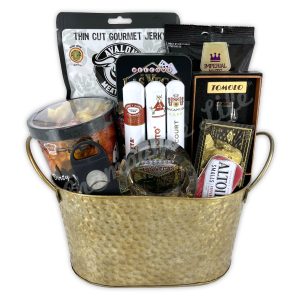 Cigar & Snacks Gift Basket