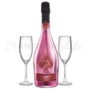 Ace of Spades Brut Rose Toast Set