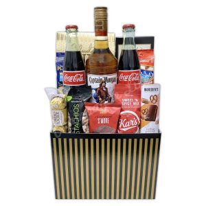 Captain Morgan and Coke Gift Basket