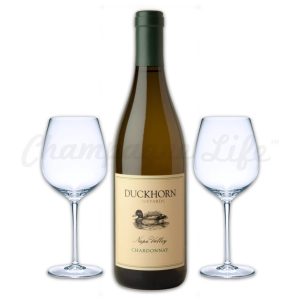 Duckhorn Chardonnay Wine Toast Set