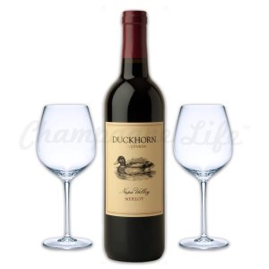 Duckhorn Merlot Wine Toast Set