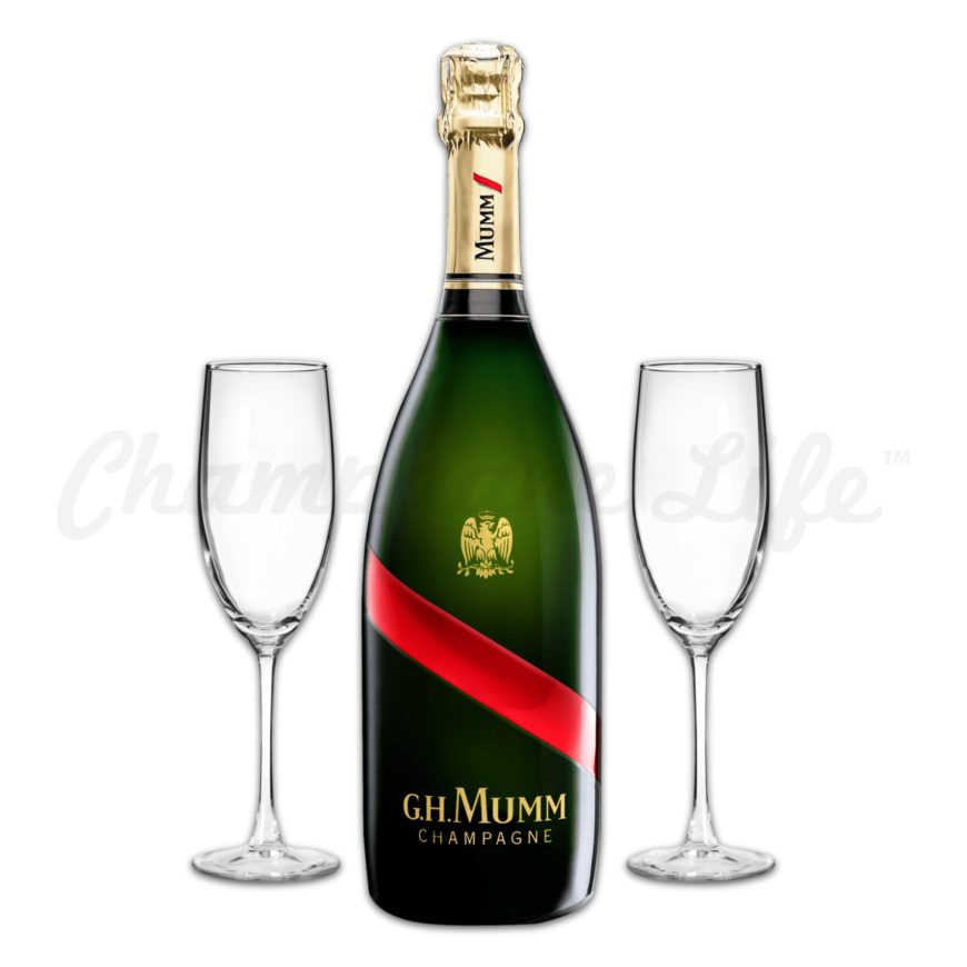 GH Mumm Grand Cordon Brut NV Toast Set