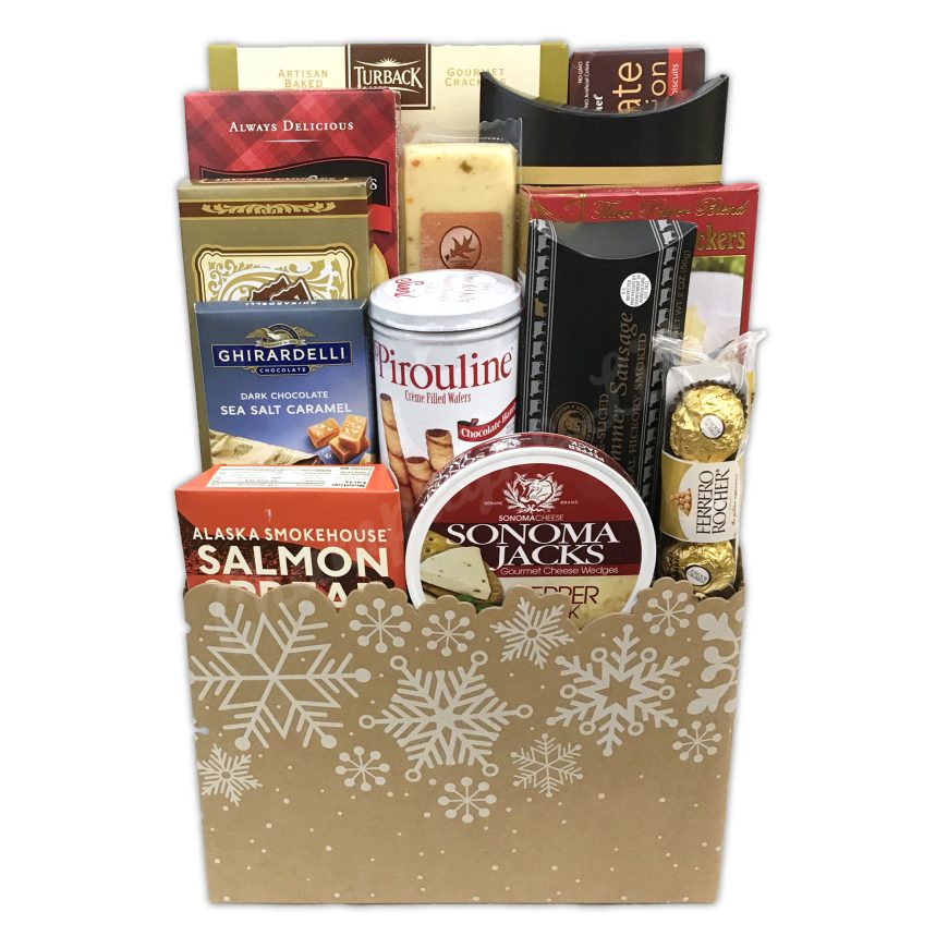 Holiday Gourmet Snacks Basket