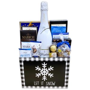 Let It Snow Gift Basket