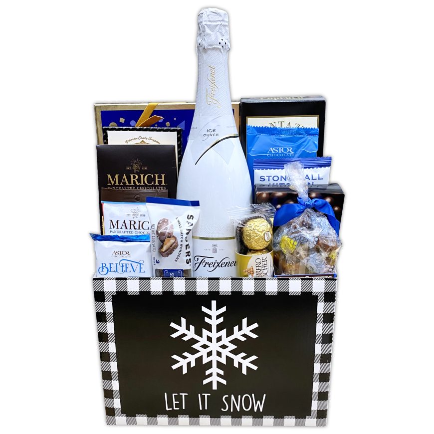 Let It Snow Gift Basket