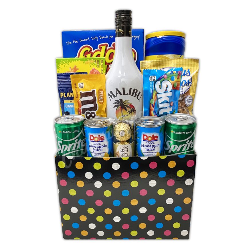 Malibu Rum Gift Basket