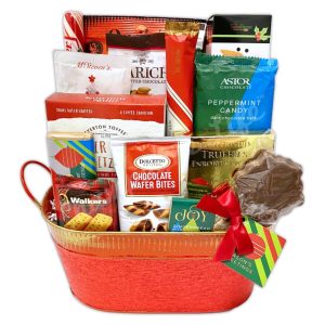 Mistletoe Munchies Gift Basket