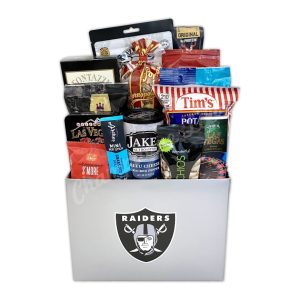 Raiders Snacks Gift Basket