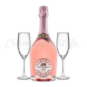 Santa Margherita Brut Rose Toast Set
