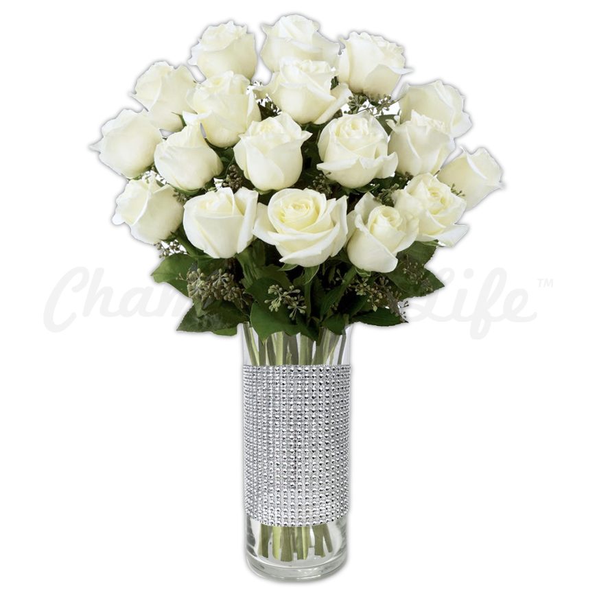 White Wedding Rose Bouquet