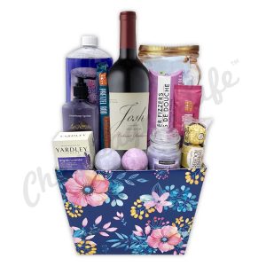 Wine Relaxation Gift Basket