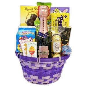 Rosé Champagne Easter Basket