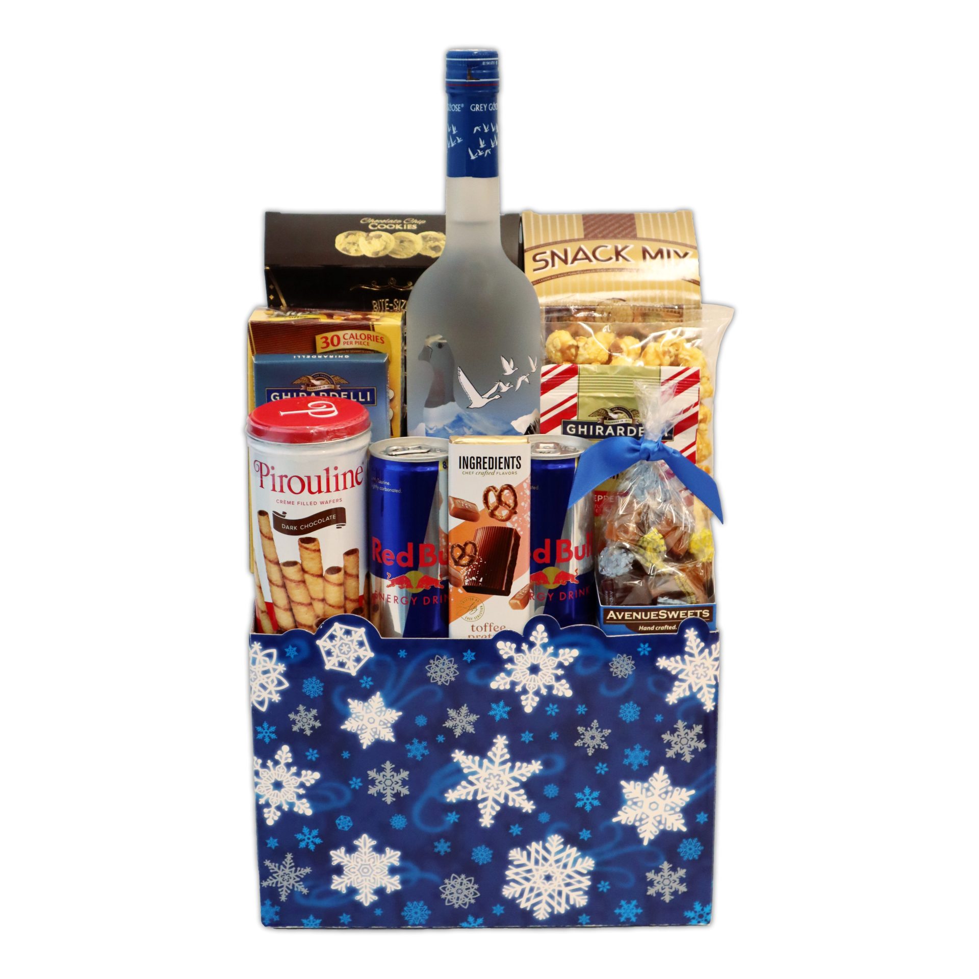 Grey Goose Christmas Basket
