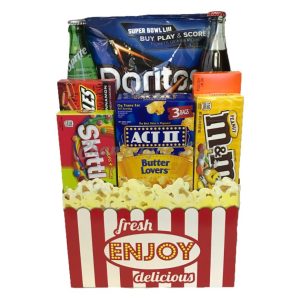 Movie Night Gift Basket