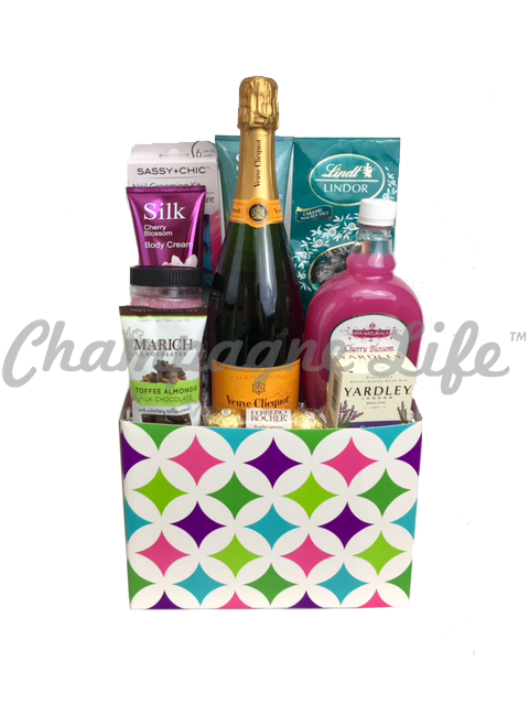 Veuve Clicquot Bubble Bath Gift Basket