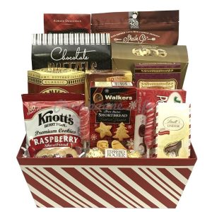 Christmas Cookies and Chocolates Gift Basket