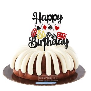 Las Vegas Birthday Bundt Cake